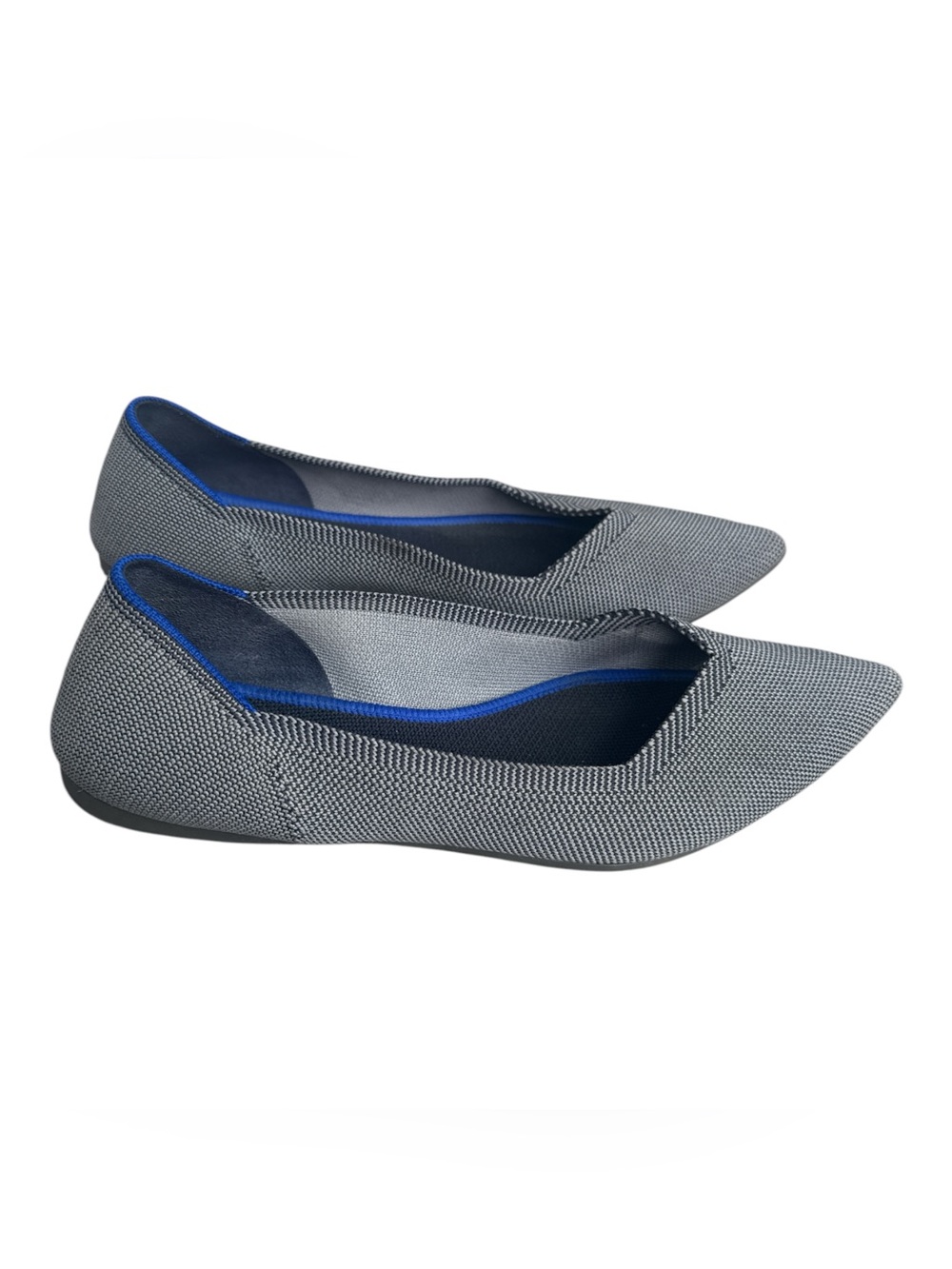 Rothy's The Point Cloud Grey Birdseye Flats 8.5